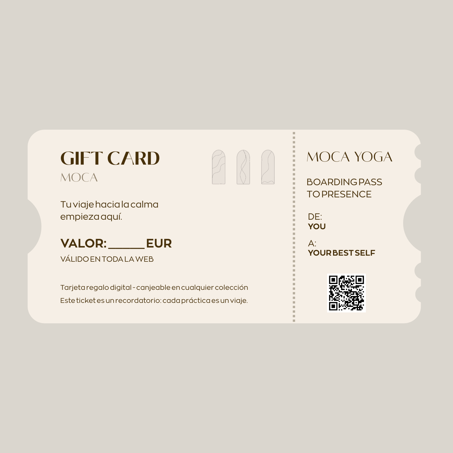 MOCA Gift Card (Virtual) - 25.00 EUR - 110.00 EUR